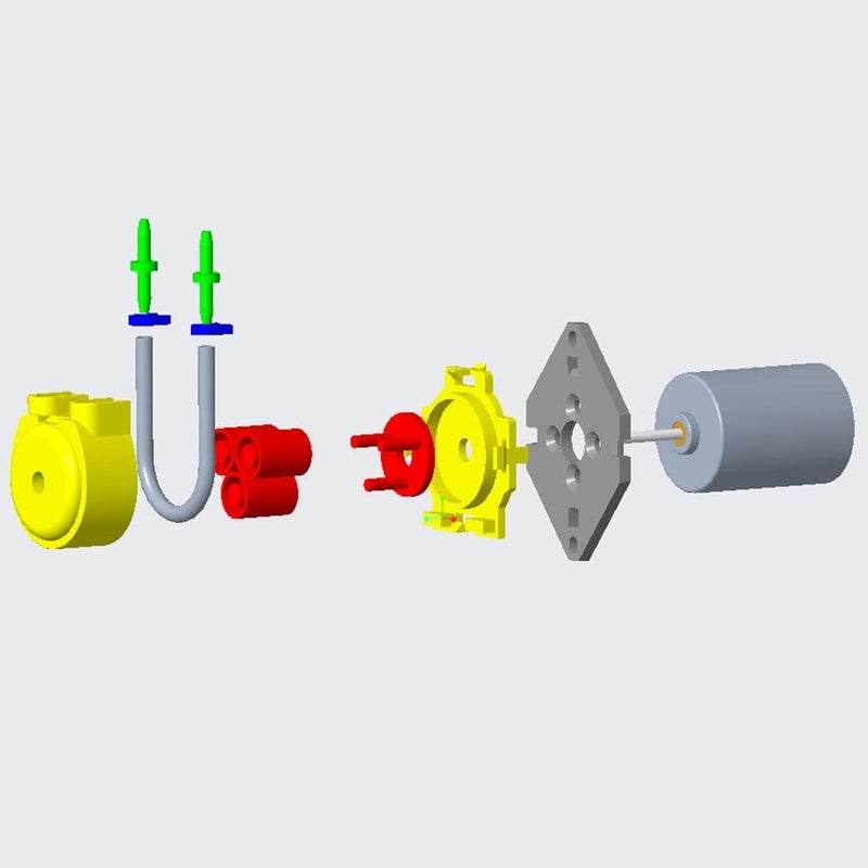 Gikfun 12V DC Peristaltic Dosing Pump Liquid Pump for Aquarium Lab Analytic DIY EK1977 (Flat Angle) - Image 3